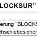 WTS - Rolltor-Hochschiebesicherung BLOCKSUR - Schnellverbinder mit Befestigungsringen