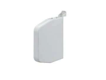Mini-Aufschraubgurtwickler weiß, 7 m Gurtaufnahme, ohne Gurt, schwenkbar, aufklappbar, 22 mm breit