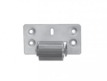 Abdruckrolle Anschraubplatte 90 x 40 mm, mit vier Schraublöchern