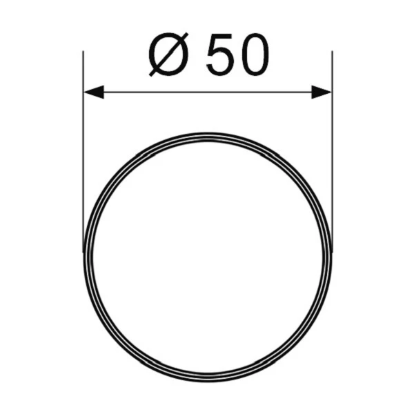 WTS - Adapter Mitnehmer Rundwelle AM2-A50R für Rohrantriebe AM2  Serie