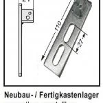 WTS - Neubau - Fertigkastenlager DM-L070 für Rohrmotoren  Ø 45 mm Serie DM - DMF - ME