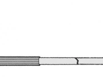 WTS - Kurbelstange flexibel, Länge: 1450 mm 1300 mm geknickt