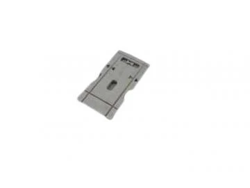Unterlegkeil für Konsole 177 mm x 90 mm, in weiß