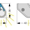 Lewens - LED-LEISTE - für Markisen von 250cm bis 550cm Breite