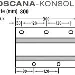 Wand Decken Konsole für Lewens Toscana - Markise , Wand- und Deckenkonsole in einen