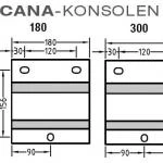 Wand Decken Konsole für Lewens Toscana - Markise , Wand- und Deckenkonsole in einen