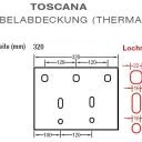 Dübelabdeckung-Thermax für Lewens  Toscana Markise für Wand und Deckenkonsolen