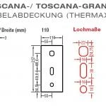 Dübelabdeckung-Thermax für Lewens Toscana Grande Markise