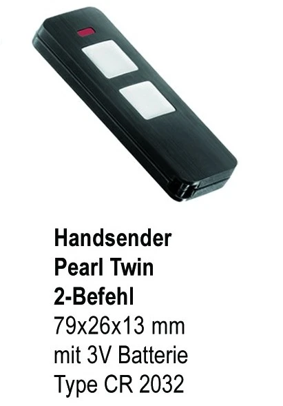 APARTO Funk-Handsender Pearl Twin, 2-Befehle Typ FTA-4045