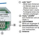 WTS -Mini Funk-Empfänger 1-Kanal Impuls : 868,30 MHz., Unterputz, zur Funk-Nachrüstung oder Funk-Umrüstung