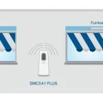 Becker - Centronic SunWindControl SWC541 PLUS, 1-Kanal Handsender